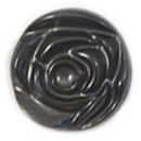 Knoop 15 mm roos 002 antraciet