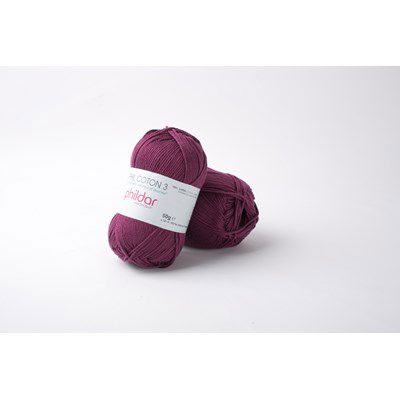 Phildar Phil coton 3 Prune 1420 - 95 op=op 