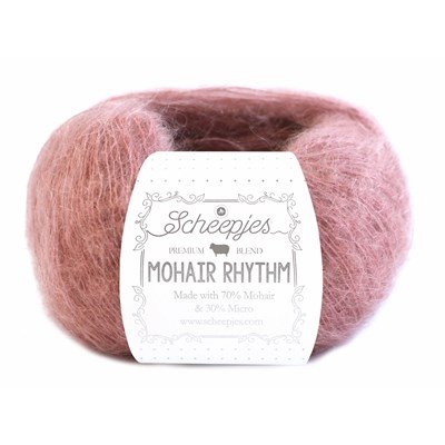Scheepjes Mohair Rhythm 673 foxtrot - oud roze