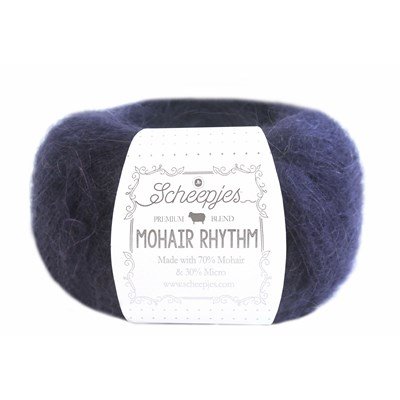 Scheepjes Mohair Rhythm 681 vogue donker blauw