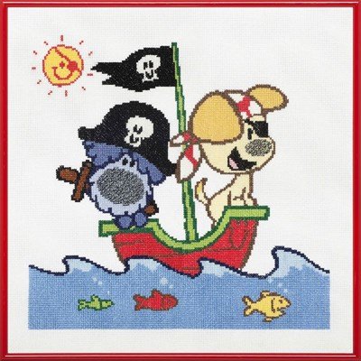 Woezel en Pip piratenboot