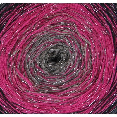 Lammy Yarns - Magic colors sparkle 903 roze zwart op=op uit collectie 