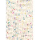 Lang Yarns Merino 200 bebe color 155.0352 - wit met spikkels