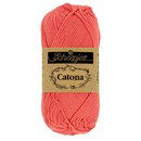 Scheepjes Catona 252 water melon (50 gram) - oranje rood