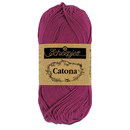Scheepjes Catona 128 tyrian purple (50 gram) - donker fuchsia