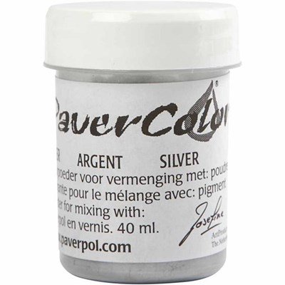 Pavercolor zilver 40 gram 