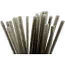 Chenille 15 mm - 30 cm grijs (15 stuks)