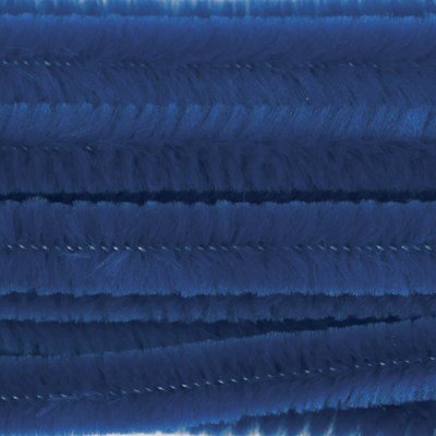 Chenille 12 mm - 30 cm blauw 10 stuks 