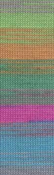 Lang Yarns Jawoll Magic 6-draads 89.0016 groen pink blauw op=op uit collectie 