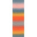 Lang Yarns Jawoll Magic Degrade 85.0033 oranje oud blauw (op=op uit collectie)