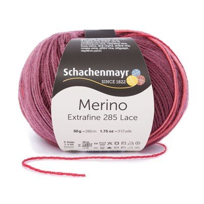 Schachenmayr Merino Extrafine 285 lace 9807574.00581 Cabernet op=op 