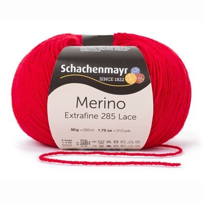 Schachenmayr Merino Extrafine 285 lace 9807574.00531 kirsche op=op 