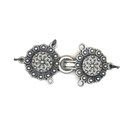 Haak Noorse Vestsluiting 55 mm rond 1105