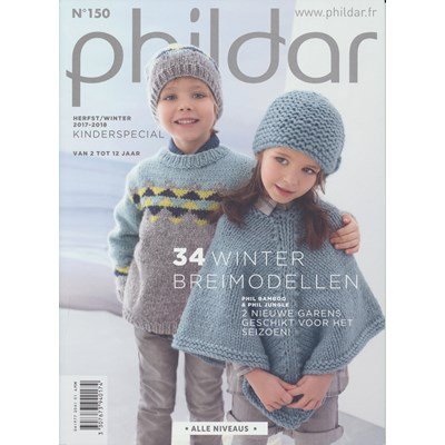 Phildar nr 150 24 winter breimodellen voor kinderen van 2 t/m 12 jaar p 