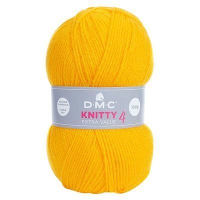 DMC Knitty 4 978 zonnebloem geel