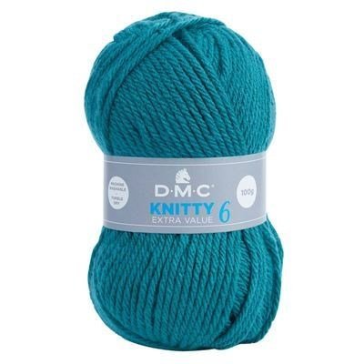 DMC Knitty 6 829 donker aqua blauw