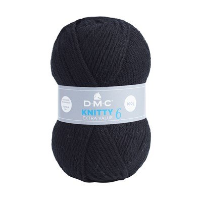 DMC Knitty 6 965 zwart