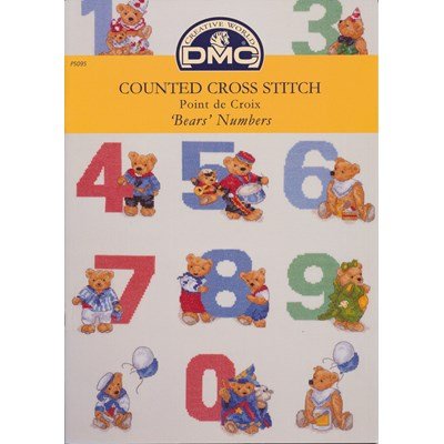 DMC counted cross stitch - Bears numbers op=op 