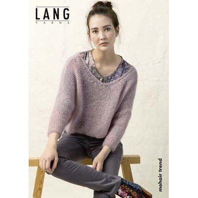 Lang Yarns Leaflet trui - mohair trend