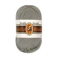 Durable Cotton 8 brei- en haakgaren 2235 midden grijs (op=op uit collectie)