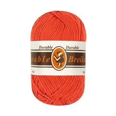 Durable Cotton 8 brei- en haakgaren 253 donker oranje op=op uit collectie 