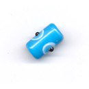 Kraal 15 mm glas - cilinder CF1\71600 6 stuks (op=op)