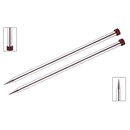 Breinaalden met knop nr 2,5 - 40 cm Nova metaal knitpro