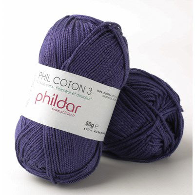 Phildar Phil coton 3 Encre op=op uit collectie 