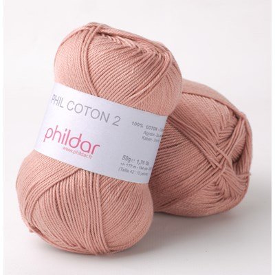 Phildar Phil coton 2 Vieux rose 0030 op=op uit collectie 