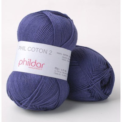 Phildar Phil coton 2 Encre 0102 op=op uit collectie 