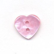 knoop 11 mm hart - licht roze