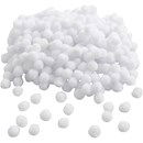 Pompon 10 mm wit (ca 75 stuks) (op=op)