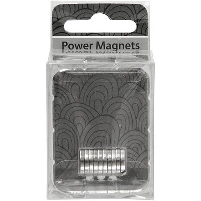 Magneetjes power rond 10 mm 10 stuks 