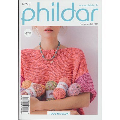 Phildar nr 685 16 patronen voor het breien van zomerse dameskleding