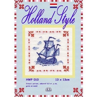 Borduurpakket Holland style - HWP010 schip