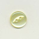 Knoop 11 mm licht geel