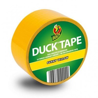 Duck tape geel 48 mm 9,10 meter 
