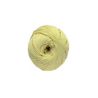 DMC Cotton Natura 302S-N43 licht geel op=op uit collectie 