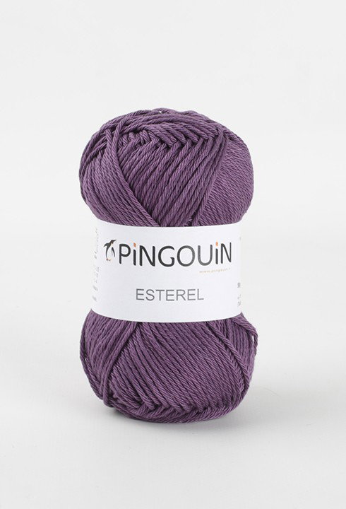Pinguino - Gomitolo di lana Pingo Esterel, 3 da 50 g, lana da maglia, 100% cotone, ago n. 3, colore ECRU