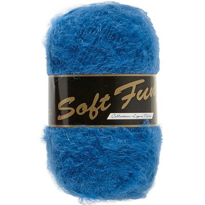 Lammy yarns - Soft fun 862 blauw op=op 