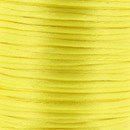 Satijnkoord 3 mm neon geel - Kumihimo (5 mtr)