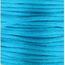 Satijnkoord 3 mm 001 aqua - Kumihimo (5 mtr)