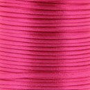 Satijnkoord 3 mm 028 hard roze - Kumihimo (5 mtr)