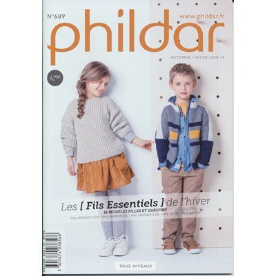 Phildar nr 689 - 16 modellen voor jongens en meisjes