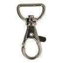 Karabijnsluiting 15 mm ronde bovenkant