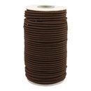 Elastiek koord 3  mm - bruin (1 meter)