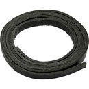 Leerband 10 mm zwart (10 cm)  