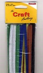 Chenille draad 6 mm a 30 cm