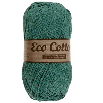 Lammy Yarns Eco Cotton 045 groen op=op uit collectie 