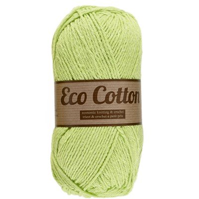Lammy Yarns Eco Cotton 071 lime groen op=op uit collectie 